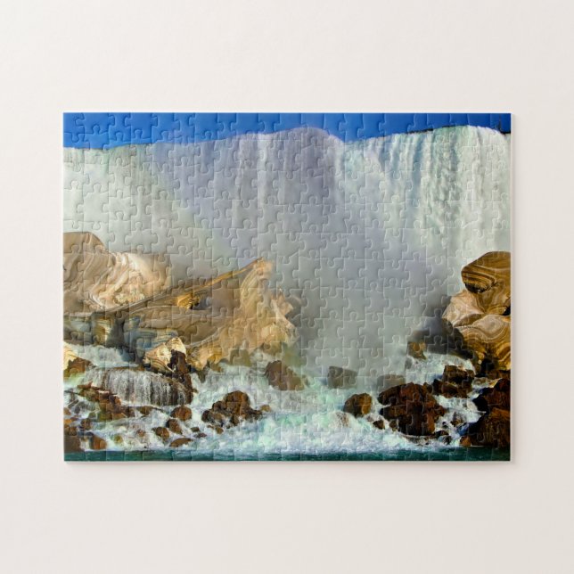 Jigszawa Niagara faller i Buffalo New York. Pussel (Horisontell)