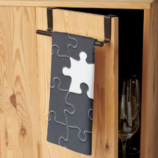 Jigszawa Puzzle Biet svart saknas Kökshandduk