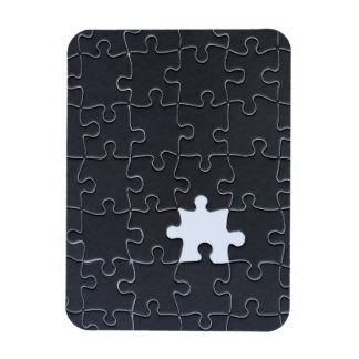 Jigszawa Puzzle Biet svart saknas Magnet