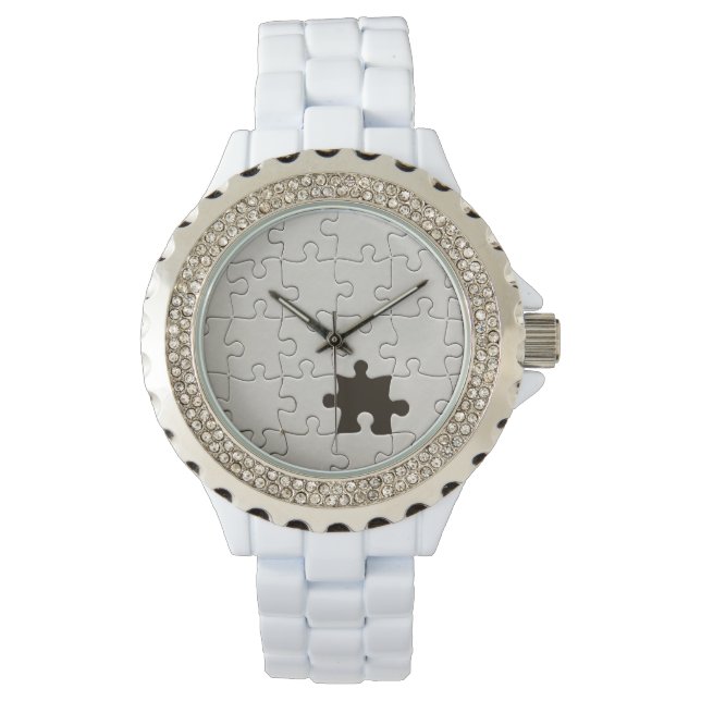 Jigszawa Puzzle Biet White saknas Armbandsur (Framsida)