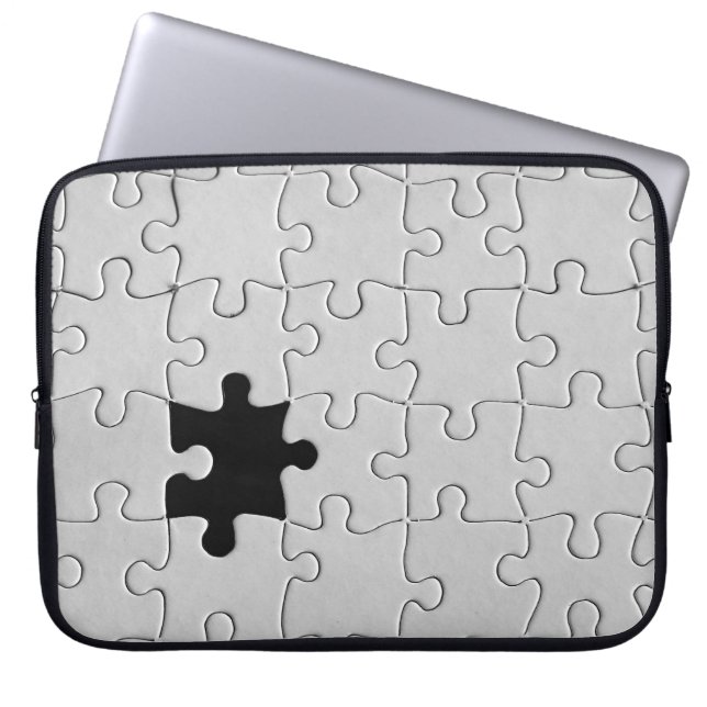 Jigszawa Puzzle Biet White saknas Laptop Fodral (Framsidan)