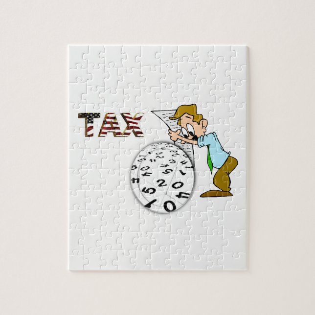 Jigszle Puzzle Accountant Pussel (Vertikal)