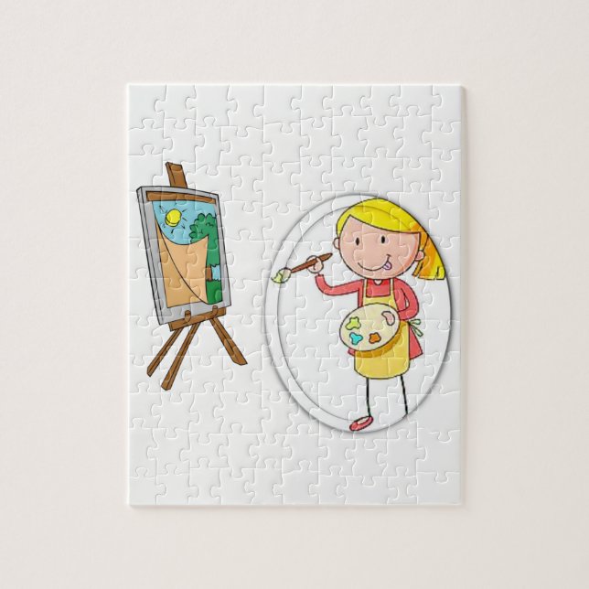 Jigszle Puzzle Artist Pussel (Vertikal)