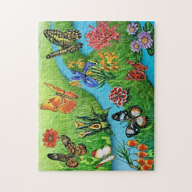 Jigszle Puzzle Barn boardfjädervilt - Christma Pussel (Vertikal)