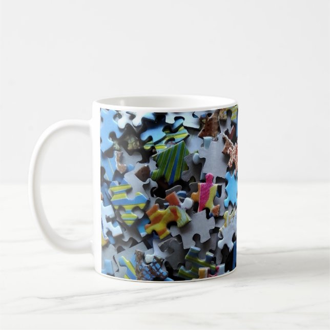 Jigszle Puzzle Biet 2 Kaffemugg (Vänster)