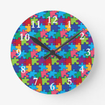 Jigszle Puzzle Biet Wall Clock