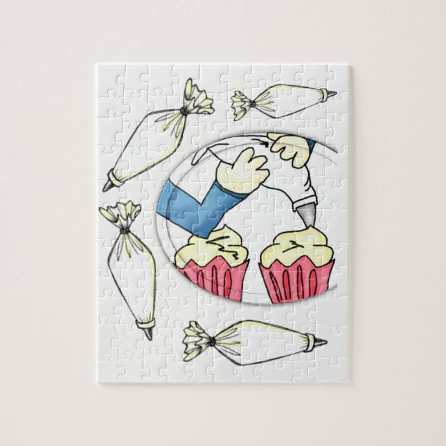 Jigszle Puzzle Cake Decorator Pussel (Vertikal)