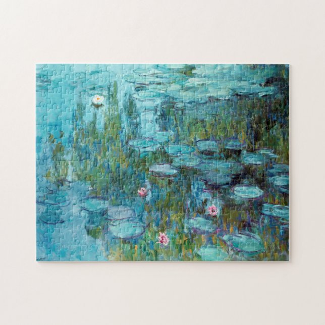 Jigszle Puzzle Claude Monet Nympheas Vatten Lilie Pussel (Horisontell)