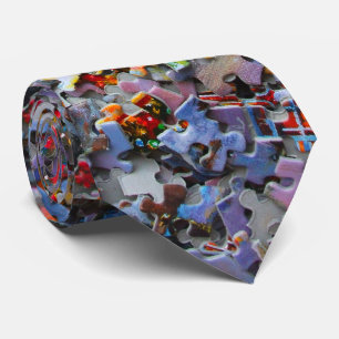 Jigszle Puzzle Delar Tie Slips