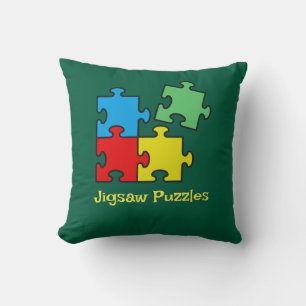 Jigszle Puzzle Delarare Dekorativ kudde