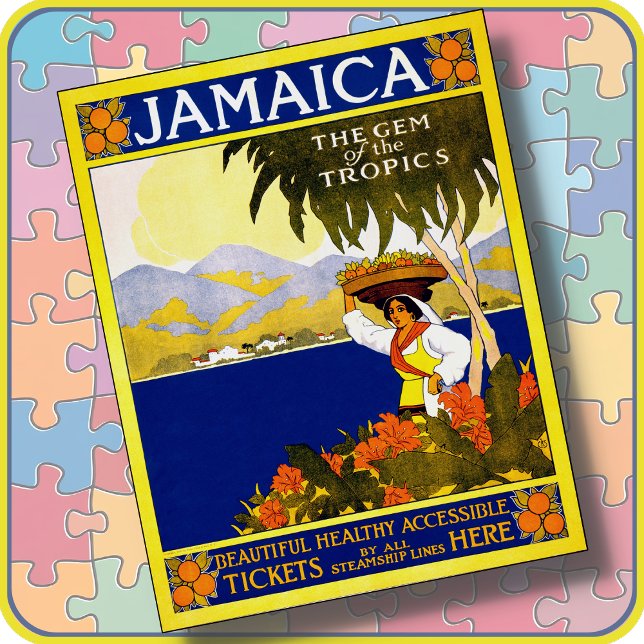 Jigszle Puzzle - Jamaica - Gem of the Tropikernas Pussel (Skapare uppladdad)