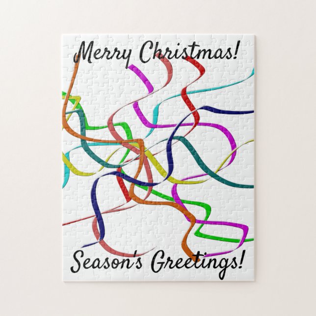 Jigszle Puzzle, Jigszle Colorful Streamers Pussel (Vertikal)