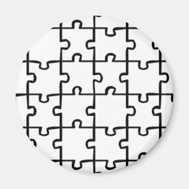 Jigszle Puzzle Magnet (Framsidan)