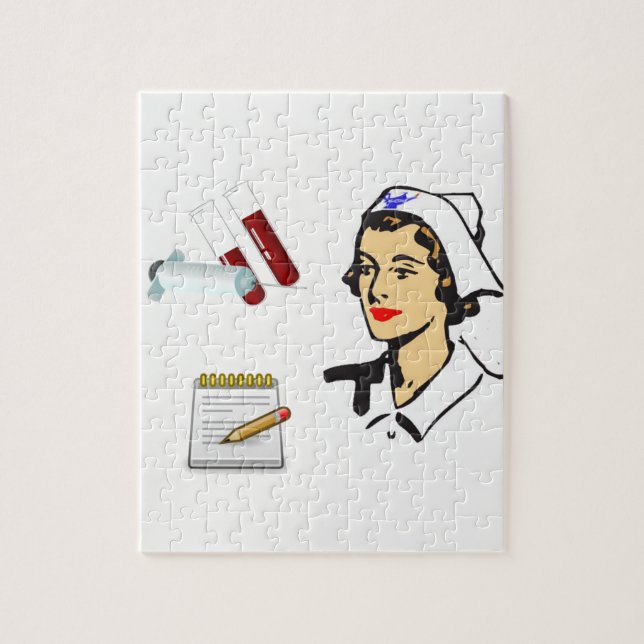 Jigszle Puzzle Nurse Pussel (Vertikal)
