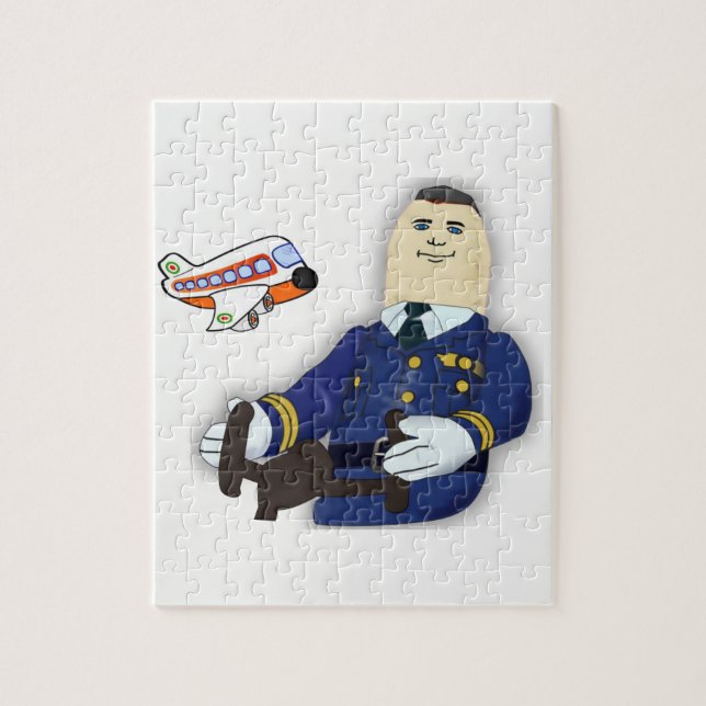 Jigszle Puzzle Pilot Pussel (Vertikal)