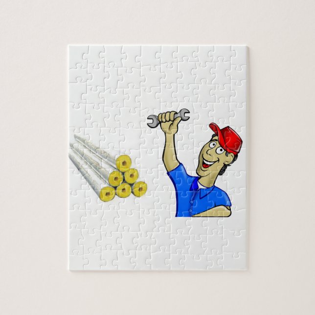 Jigszle Puzzle Plumber Pussel (Vertikal)