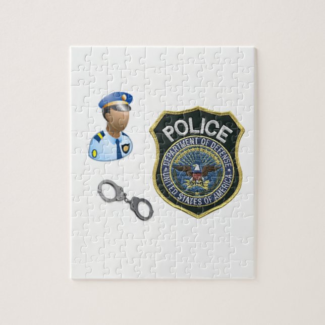 Jigszle Puzzle Policeman Pussel (Vertikal)