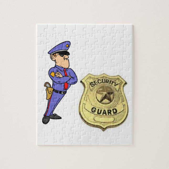 Jigszle Puzzle Security Guard Pussel (Vertikal)