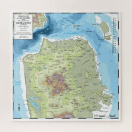 Jigszle Puzzle SF Topo och Bathymetry Puzzle Pussel