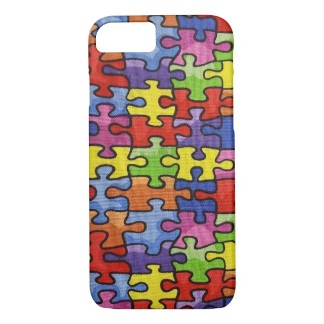 Jigszle Puzzle-väv Case-Mate iPhone Skal (Baksida)