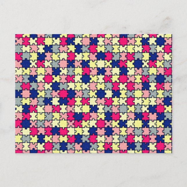 Jigszle Puzzle Vykort (Framsida)