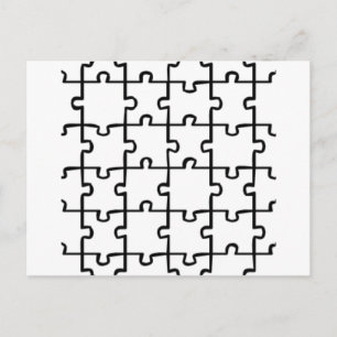 Jigszle Puzzle Vykort