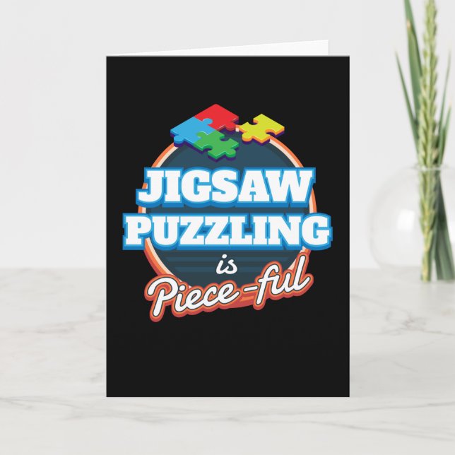 Jigszling Puzzling Jigszle Puzzle Hobby Game Kort (Framsida)
