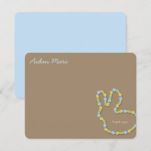 Jigsznys Blue Tack Anpassningsbar (R) Note Card Inbjudningar