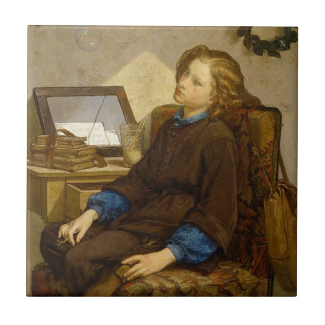 Jigszons pussel på konstverk från storstadsmuseet kakelplatta (Framsidan)