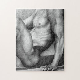 Jigszons puzzle 11x14 Male Bodybuilding Art +Gift Pussel