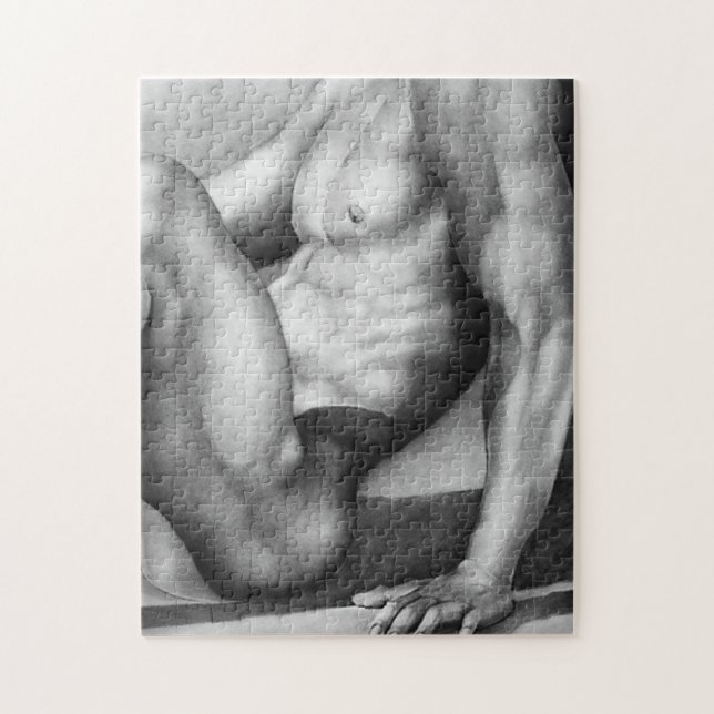 Jigszons puzzle 11x14 Male Bodybuilding Art +Gift  Pussel (Vertikal)