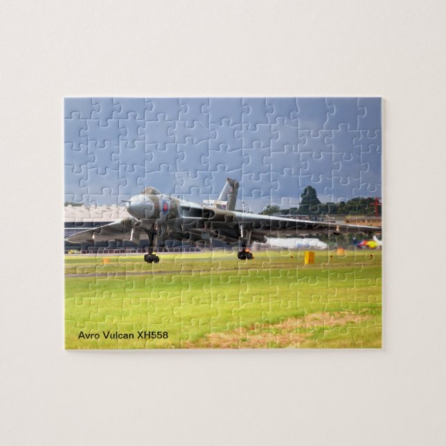 Jigszons Puzzle - Avro Vulcan XH558 Pussel (Horisontell)