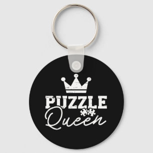Jigszons puzzle drottning nyckelring