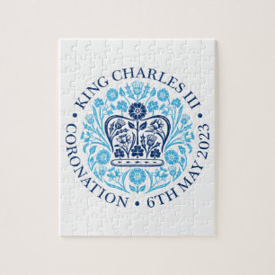 Jigszons Puzzle för 2023 Coronation - Blue Pussel