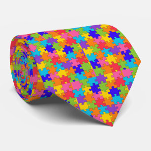 Jigszons Puzzle mönster - Multifärgaden Delarare Slips