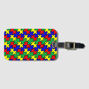 Jigszons Puzzle Seamless Mönster-22675 Bagagebricka