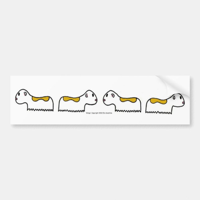 Jihn Dancing Bumper Sticker Bildekal (Framsidan)