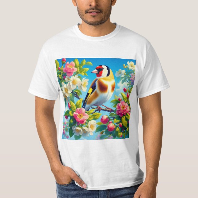 Jilguero en Su Elemento T Shirt (Framsida)