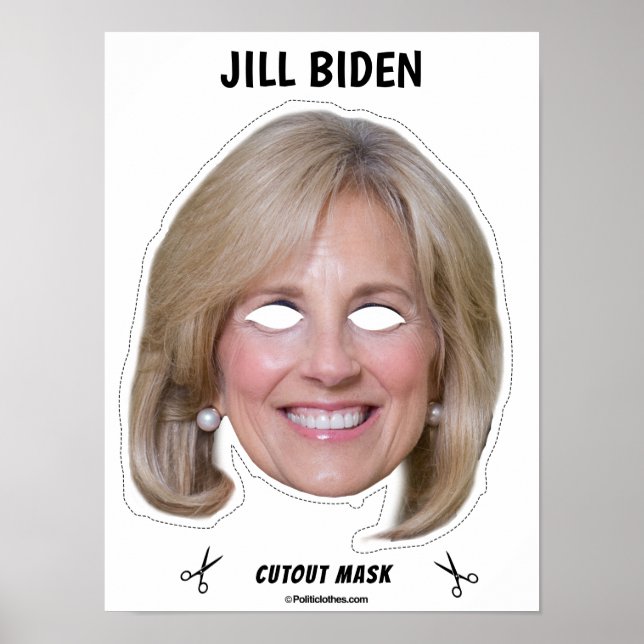 JILL BIDEN Halloween Mask Poster (Framsidan)
