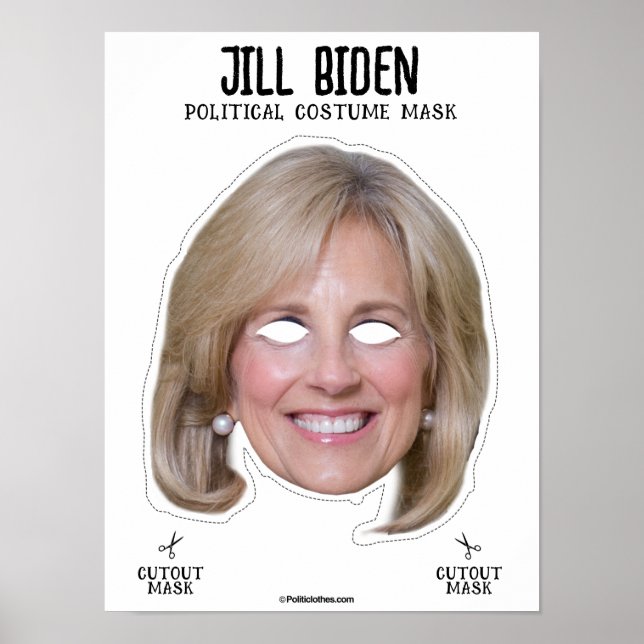 Jill Biden Kostymmask Poster (Framsidan)