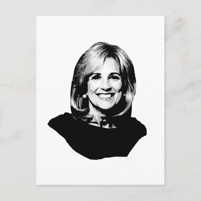 JILL BIDEN VYKORT (Framsida)