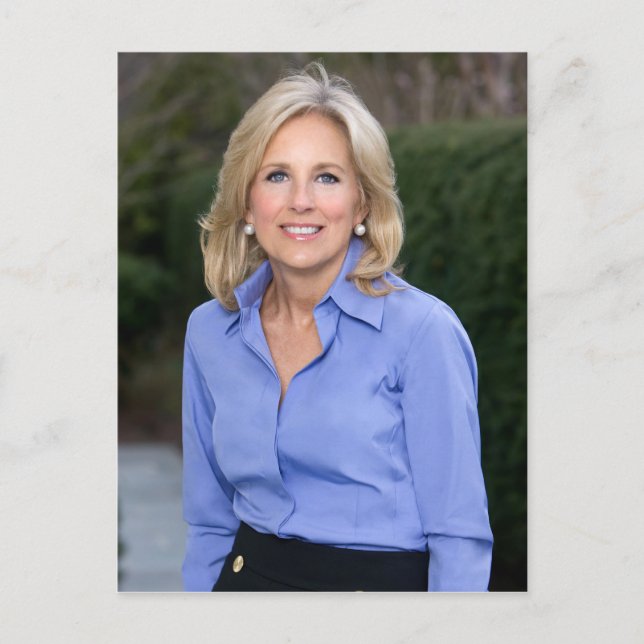 Jill Biden vykort (Framsida)