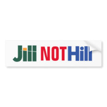 "Jill inte backe" Jill Stein anti-Hillary