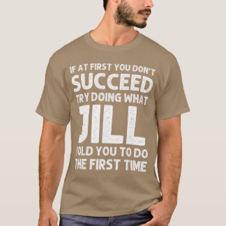 JILL Namn Personlig Födelsedag Rolig Jul Jo T Shirt