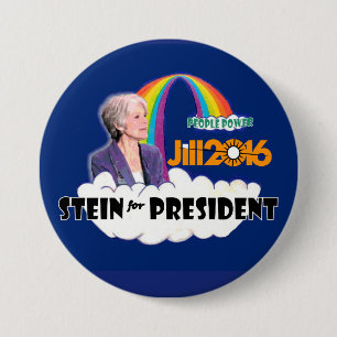 Jill Stein 2016 för president Knapp