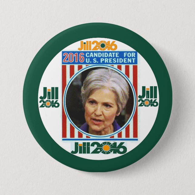 Jill Stein 2016 Knapp (Framsida)