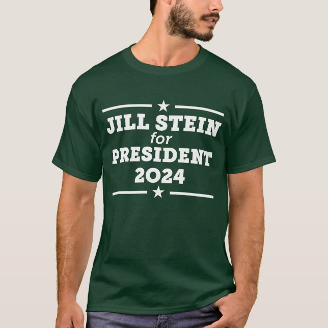 Jill Stein 2024 T Shirt (Framsida)