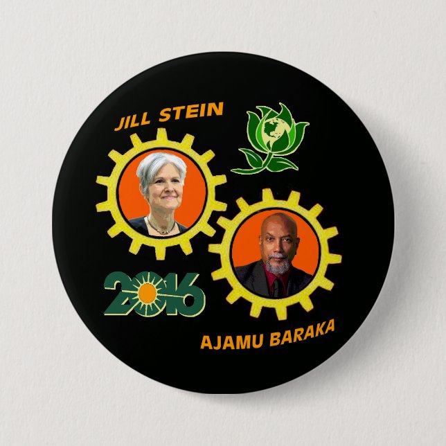 Jill Stein/Ajamu Baraka Knapp (Framsida)