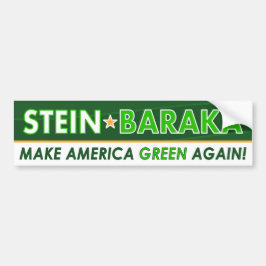 Jill Stein/Baraka - Miljöpartietbildekal Bildekal