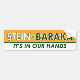 Jill Stein/Baraka - Miljöpartietbildekal Bildekal